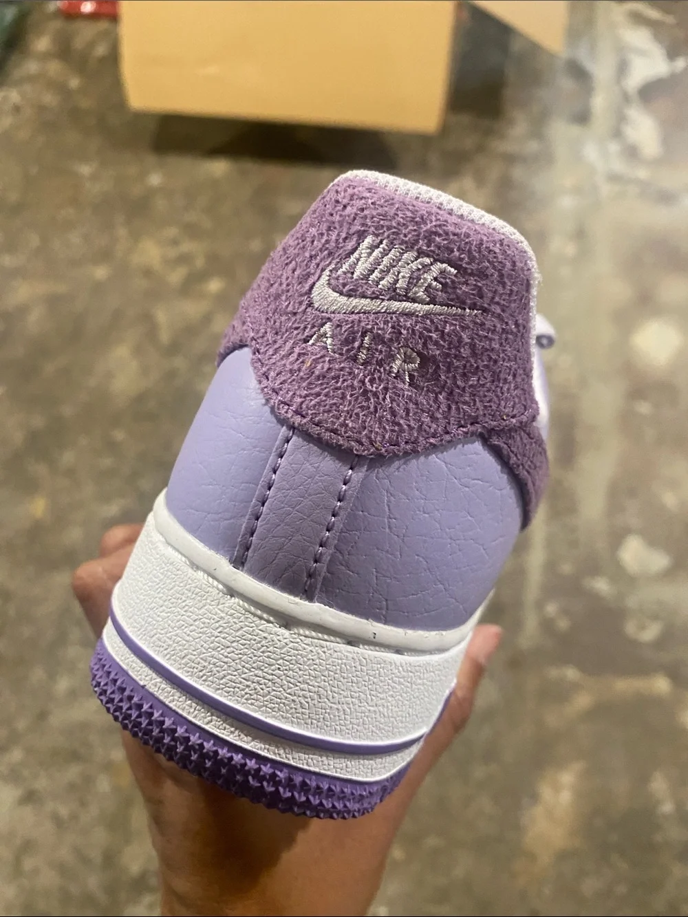 Nike Air Force 1 Low — Light Lavender & Deep Purple Women’s Sneakers